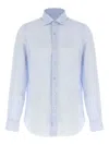 Finamore 1925 Napoli Gaeta Shirt In Blue