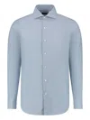 FINAMORE 1925 NAPOLI KATOEN CHECK-PATTERNED BUTTON-UP SHIRT
