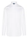 Finamore 1925 Napoli Long-sleeve Button-down Shirt In White