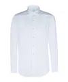 Finamore 1925 Napoli Long Sleeve Button-down Shirt In White