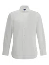 Finamore 1925 Napoli Long-sleeve Button-up Shirt In White