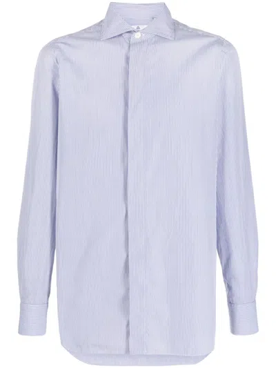 FINAMORE 1925 NAPOLI LONG-SLEEVE COTTON SHIRT