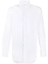 Finamore 1925 Napoli Long-sleeve Poplin Shirt In White