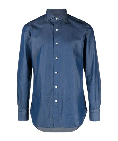 FINAMORE 1925 NAPOLI FINAMORE 1925 NAPOLI BUTTON-UP SHIRT
