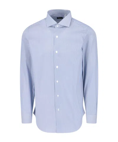 FINAMORE 1925 NAPOLI FINAMORE 1925 MILANO ZANTE STRIPED SHIRT