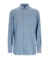 Finamore 1925 Napoli Milano Shirt In Blue