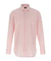 Finamore 1925 Napoli Long-sleeved Shirt In Pink