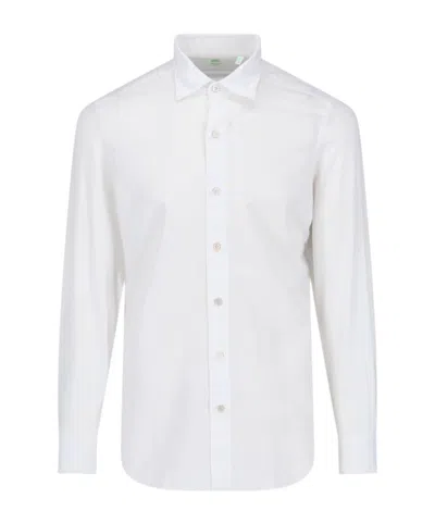 Finamore 1925 Napoli Long-sleeved Shirt In White