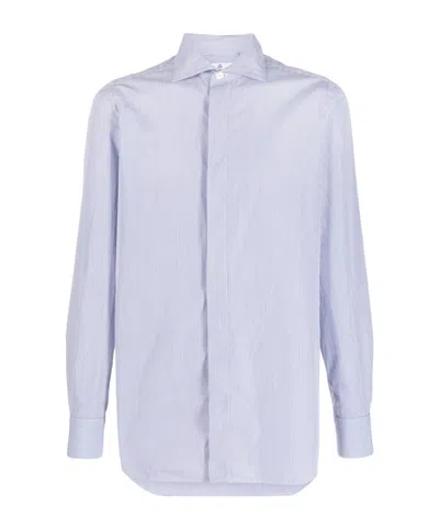 FINAMORE 1925 NAPOLI LONG-SLEEVED STRIPED SHIRT