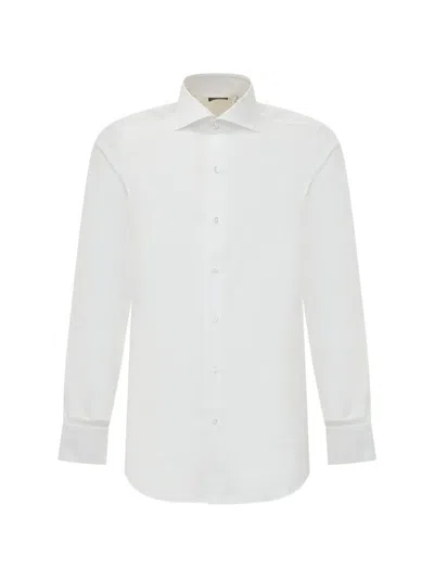 Finamore 1925 Napoli Long-sleeves Shirt In White