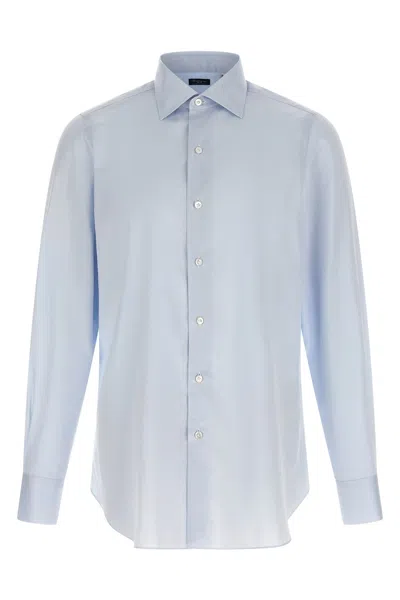 Finamore 1925 'napoli Luigi' Shirt In Azzurro