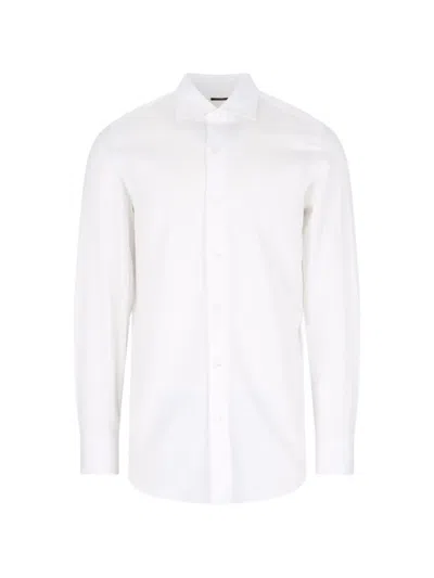 Finamore 1925 Napoli Milano Zante Shirt In White