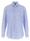 Finamore 1925 Napoli Napoli Button-cuffed Cotton Shirt In Blue