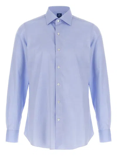 Finamore 1925 Napoli Napoli Button-cuffed Cotton Shirt In Blue