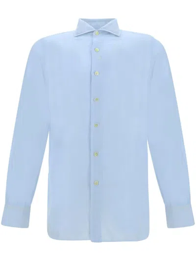 Finamore 1925 Napoli Napoli Zante Shirt In Blue