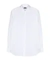 FINAMORE 1925 NAPOLI SEMI-SHEER LONG-SLEEVE SHIRT