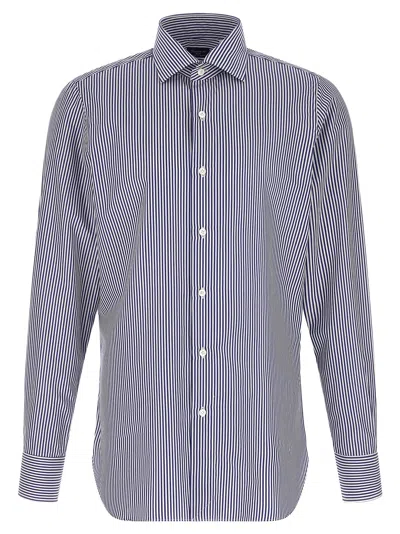 Finamore 1925 Napoli Shirt And Blouse Blue In Multi