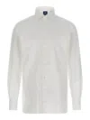 Finamore 1925 Timeless White Button-down Shirt With Structured Collar In White