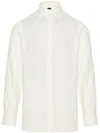 Finamore 1925 Napoli Spread Collar Shirt In White