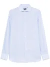Shop Finamore 1925 Napoli Striped Shirt In Blue