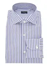 Finamore 1925 Napoli Striped Shirt In Blue