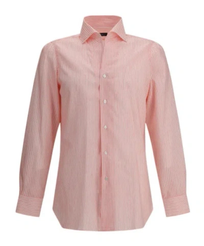 FINAMORE 1925 NAPOLI STRIPED SHIRT