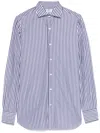 Finamore 1925 Napoli Striped Shirt In White