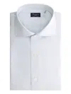 Finamore 1925 Napoli Textured Cotton Shirt In White