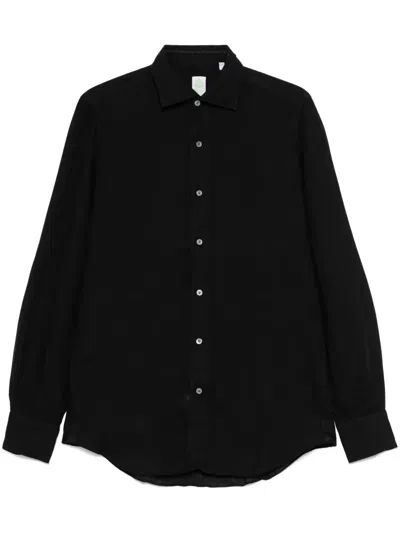 Finamore 1925 Napoli Tokyo Shirt In 黑色