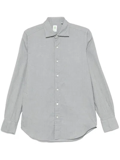 Finamore 1925 Napoli Tokyo Shirt In Gray