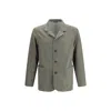 Finamore 1925 Overshirt Jacket Single-breasted In Green