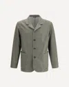 Finamore 1925 Overshirt Jacket Single-breasted In Green