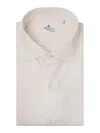 Finamore 1925 Slim-fit Shirt In Nude