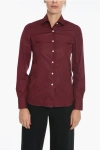 Finamore 1925 Solid Color Poplin Cotton Ivana Shirt