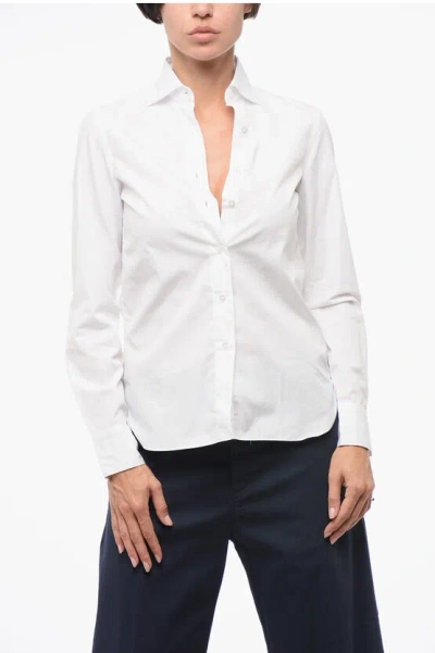 Finamore 1925 Standard Collar Popeline Shirt