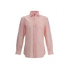 Finamore 1925 Striped Shirt In Purple