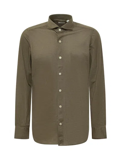 Finamore 1925 Toronto Achille Shirt In Green