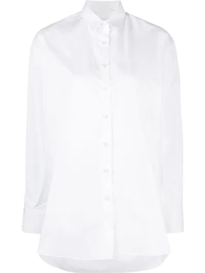 FINAMORE 1925 WOMEN WHITE COTTON SHIRT, XS LUXURY SHIRTS FOR WOMEN DARVEYS