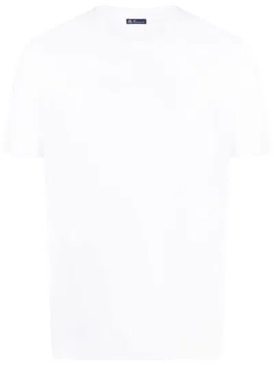 Finamore 1925 White Crewneck T-shirt