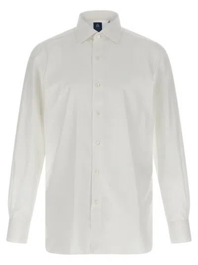 Finamore 1925 White Napoli Solid Shirt