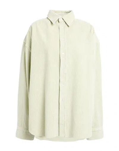 Finamore 1925 Woman Shirt Light Green Size 4 Cotton