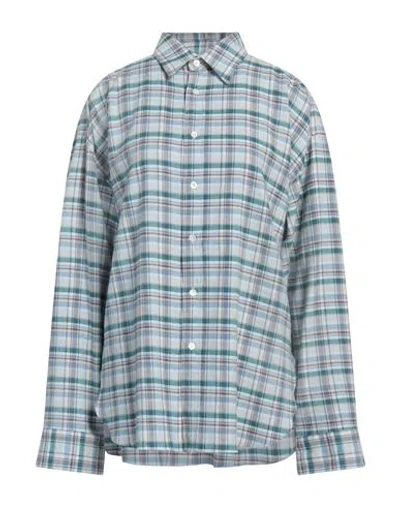 Finamore 1925 Woman Shirt Pastel Blue Size 8 Cotton