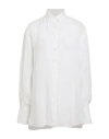 Finamore 1925 Woman Shirt White Size 10 Linen