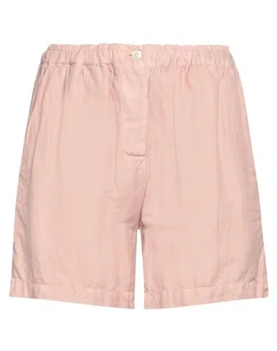 FINAMORE 1925 FINAMORE 1925 WOMAN SHORTS & BERMUDA SHORTS BLUSH SIZE 4 LINEN, COTTON