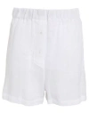 Finamore 1925 Woman Shorts & Bermuda Shorts White Size 6 Linen In White