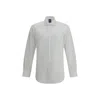 Finamore 1925 Timeless White Button-down Shirt With Structured Collar