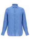 Finamore 1925 Finamore 'gaeta' Shirt In Blue