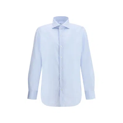 Finamore 1925 Eduardo Shirt In Blue
