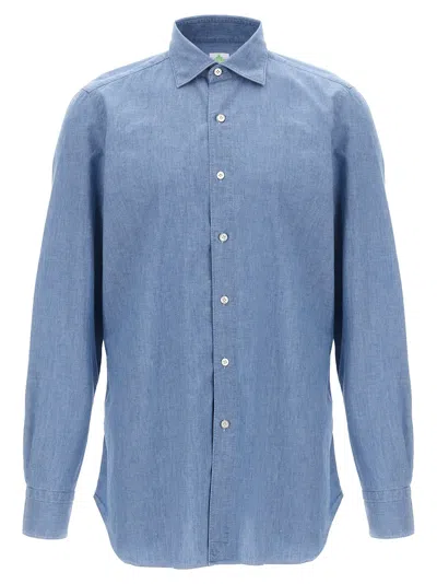 Finamore 1925 Gaeta Shirt And Blouse In Blue