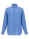 Finamore 1925 Finamore 'gaeta' Shirt In Blue